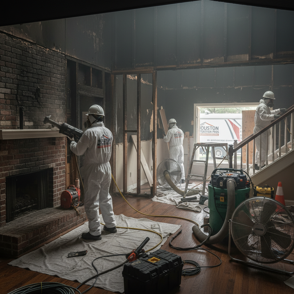 Fire & Smoke Damage Restoration - Tell Projects Cypress TX