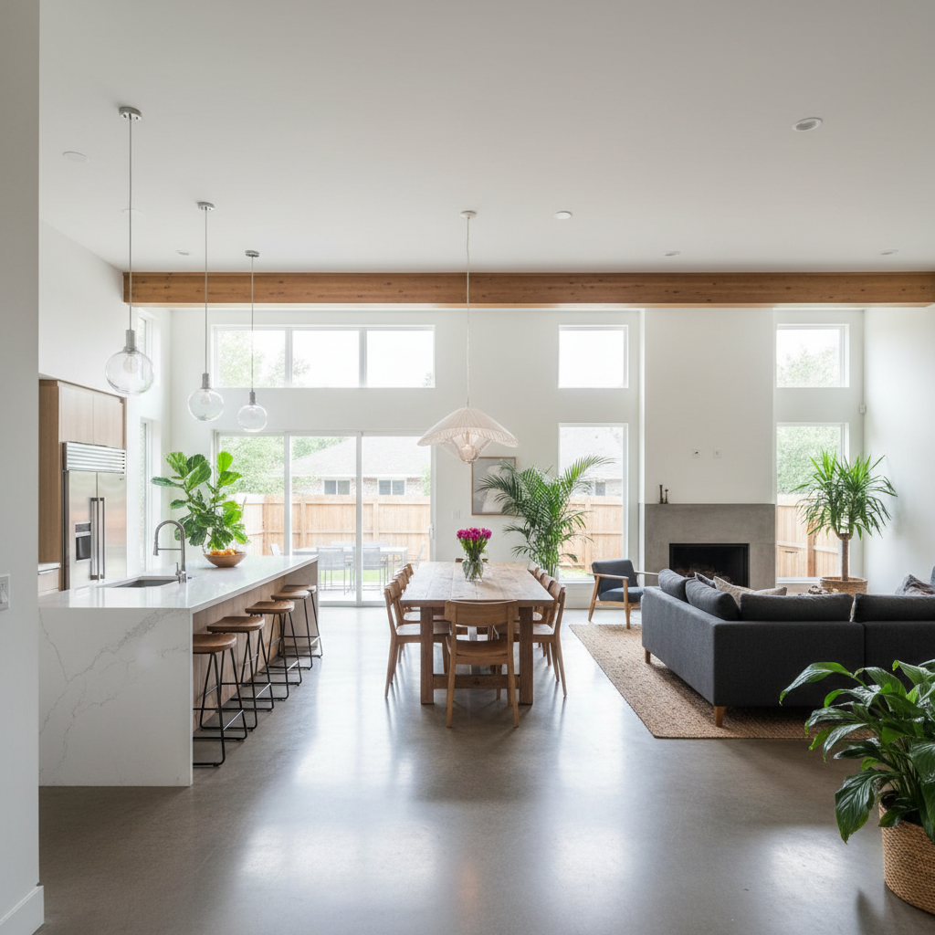 Open Concept Space Planning - Tell Projects Cypress TX